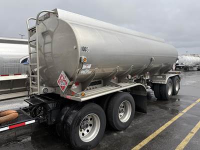 Heil 25ft Quad Axle Aluminum Fuel Trailer - Intraax, Fixed Axle