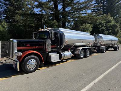 Peterbilt 389 4500 Gallon Gasoline / Fuel Truck - Paccar 485HP, 10 Speed Manual