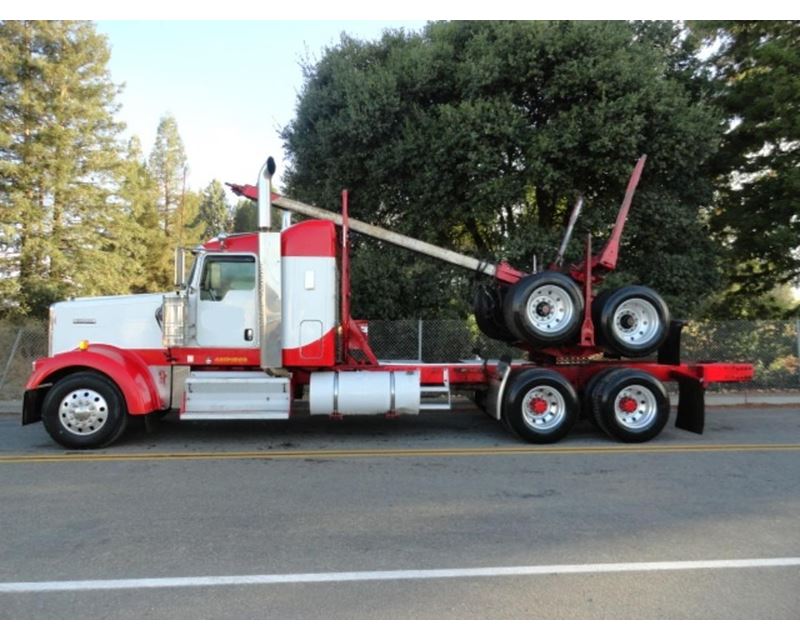2008 Kenworth W900B Logging Truck For Sale Healdsburg, CA E14784C