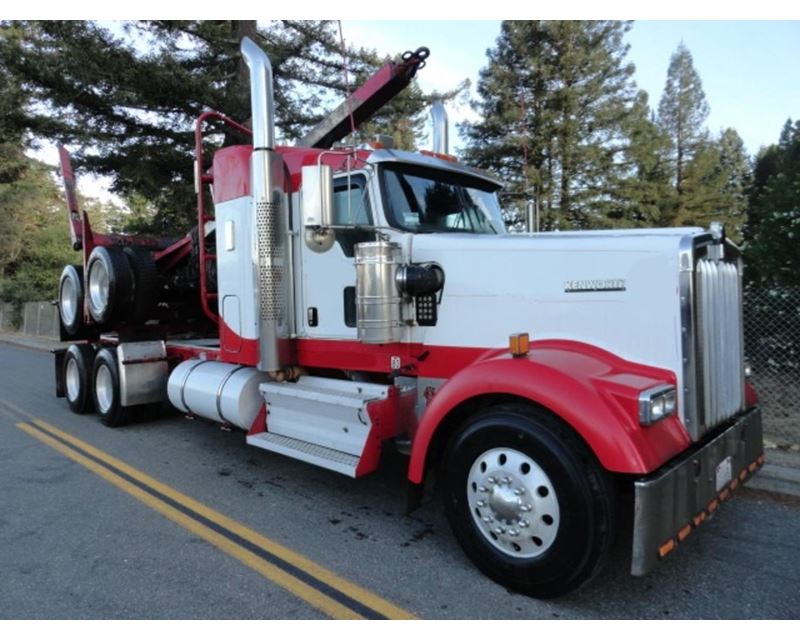 2008 Kenworth W900B Logging Truck For Sale Healdsburg, CA E14784C