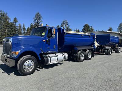 International HX Tandem Axle Transfer Truck - Cummins, 450HP, Amt