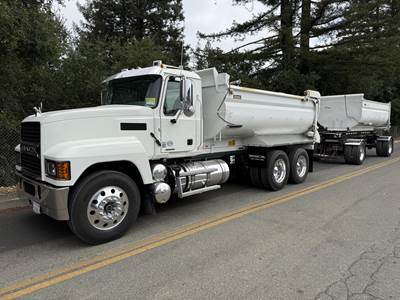 Mack Pinnacle 64T Tandem Axle Transfer Truck - 505HP, 18 Speed Manual