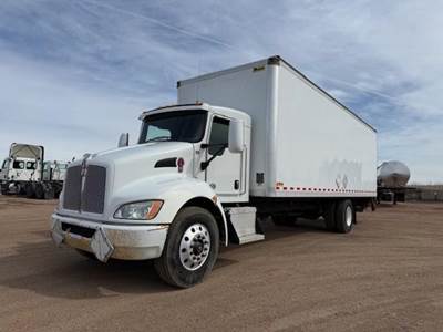 Kenworth T270 28 ft Box Truck - 280HP, 6 Speed Allison Hs Automatic, Roll up Door, Liftgate