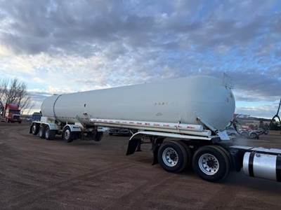 Trinity Industries 53ft Quad Axle Mild Steel Industrial Gas Tank Trailer - Air Ride