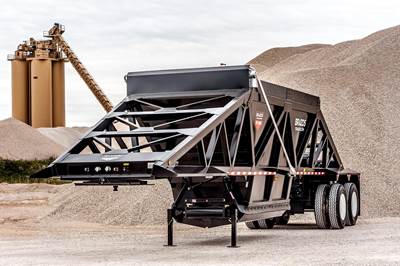 Brazos Pit Boss 40x96 Tandem Axle Steel Belly Dump Trailer - Air Ride