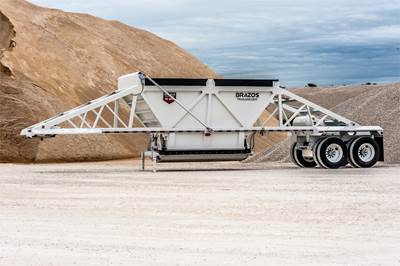 Brazos Pit Boss 40x96 Tandem Axle Steel Belly Dump Trailer - Spring