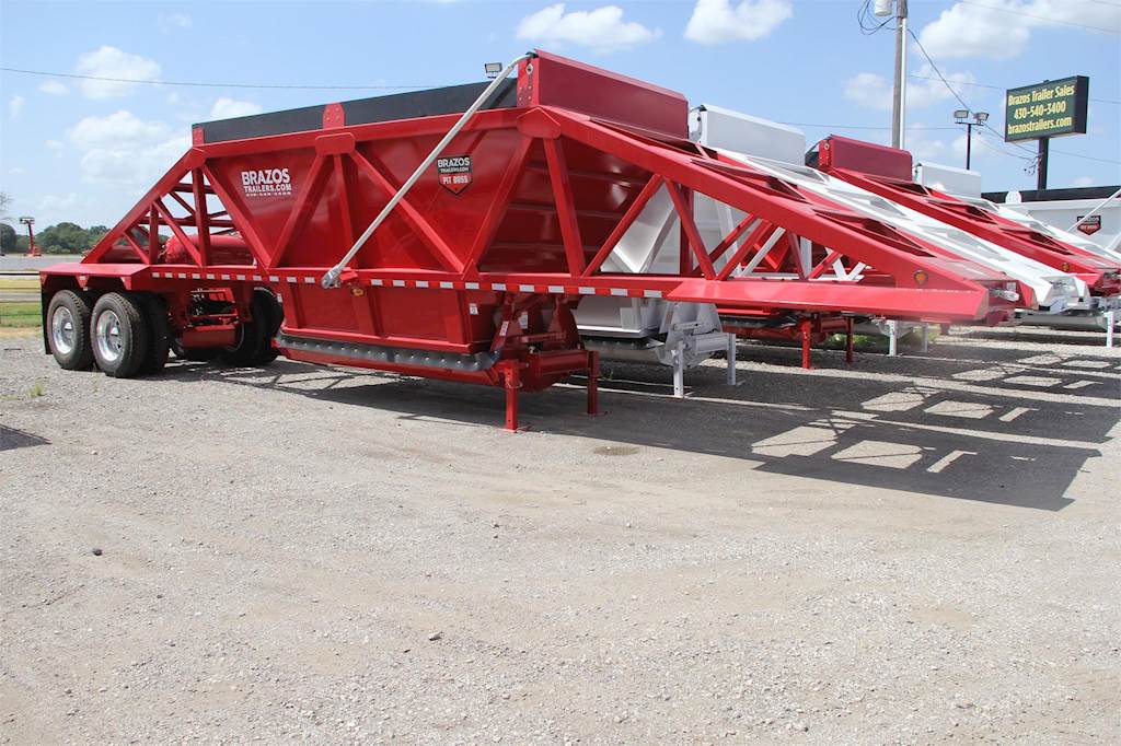 2022 Brazos 40x96 Tandem Axle Steel Frameless Bottom Dump Trailer Air Ride Fixed Axle For Sale Wills Point Tx 40 Pb Belly Dump Mylittlesalesman Com