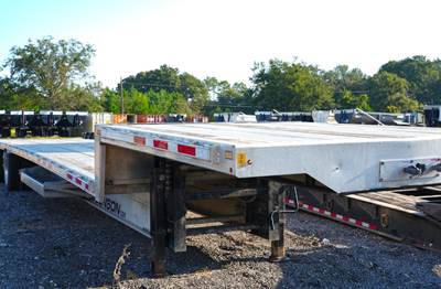 Benson 48x102 Aluminum Drop Deck Trailer - Air Ride, Spread Axle