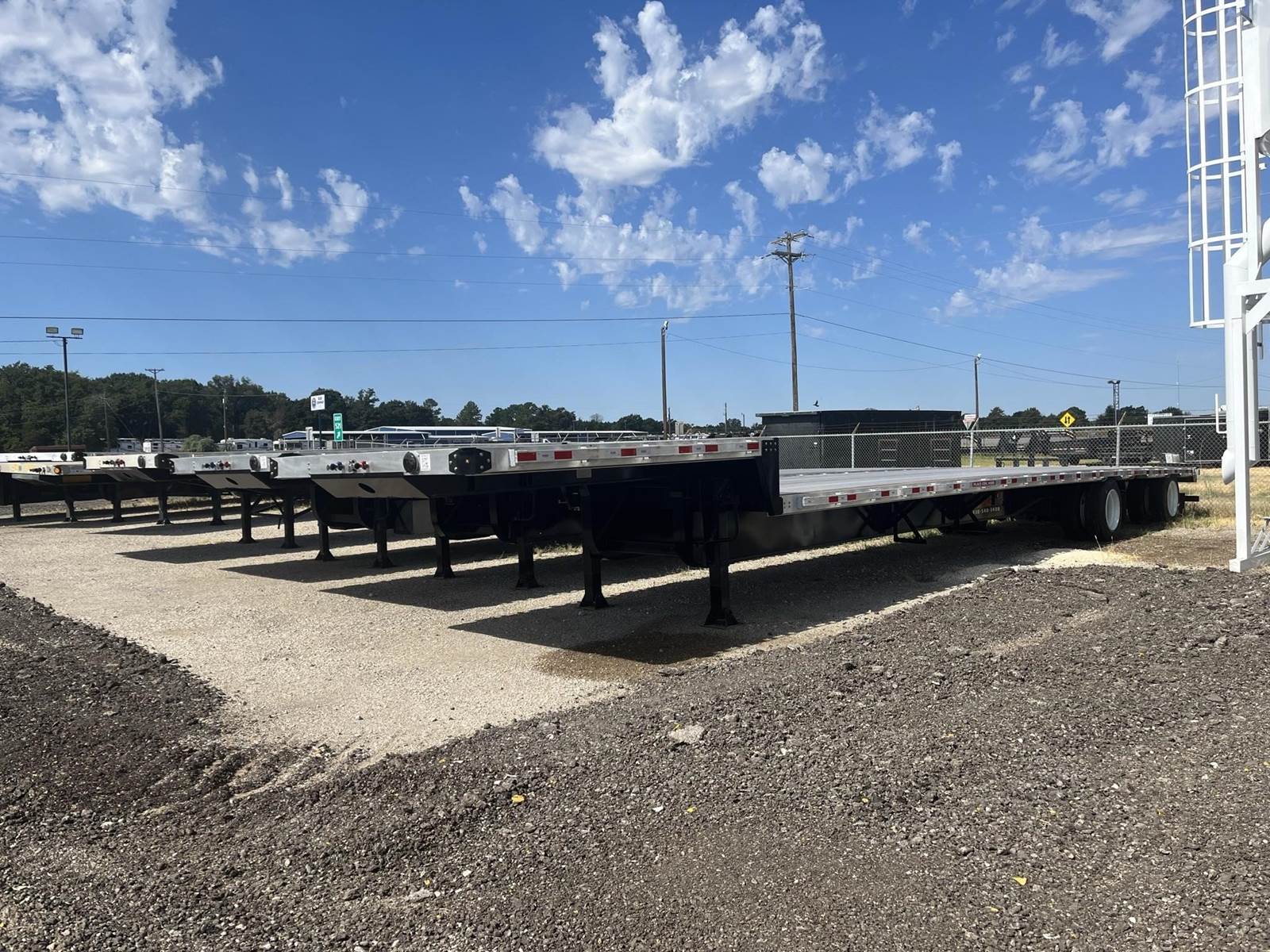 2024 Brazos 53x102 Combination Drop Deck Trailer Air Ride, Sliding