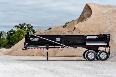 2026 Brazos 28ft Pit Viper End Dump Trailer