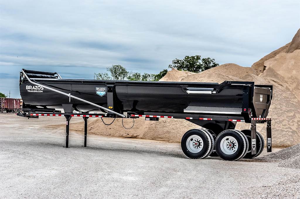 2024 2023 Brazos 32ft Pit Viper End Dump Trailer For Sale Wills Point
