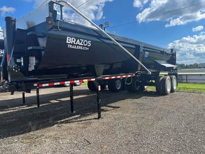 2026 Brazos 32' x 48' Pit Viper End Dump Trailer
