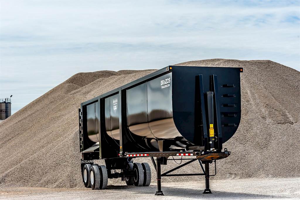 2024 Brazos 40' END DUMP SUPER SCRAPPER 83YD End Dump Trailer For Sale