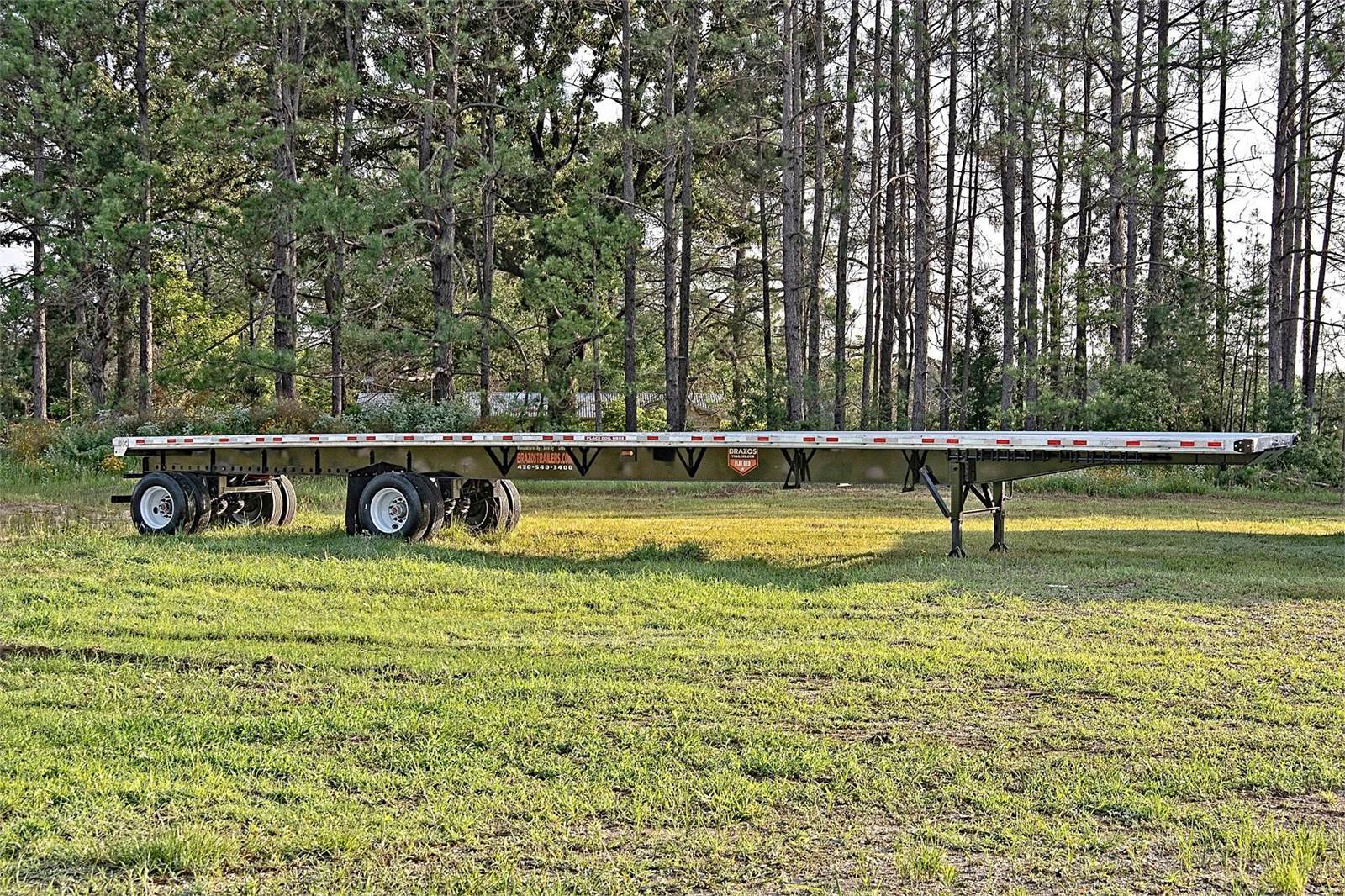 2024 2023 Brazos FLAT BED COMBO Flatbed Trailer For Sale Wills Point