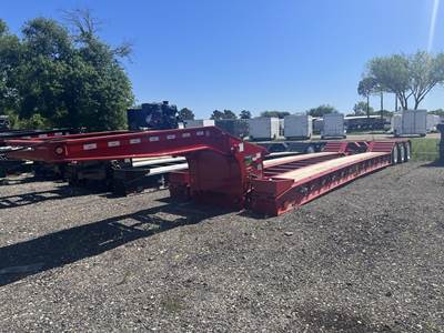 2026 Brazos 55 TON 26WLB Lowboy Trailer