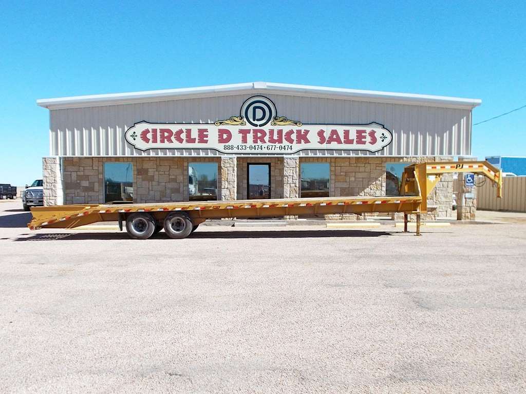 2009 PJ 35' GOOSENECK Flatbed Trailer For Sale Abilene, TX 4919C