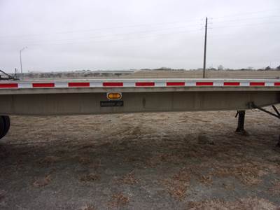 1996 Ravens Flatbed Trailer -  45x102, Spread Axle, Aluminum Flatbed