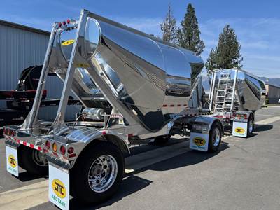 J & L 560 CF LEAD & PUP Dry Bulk / Pneumatic Tank Trailer