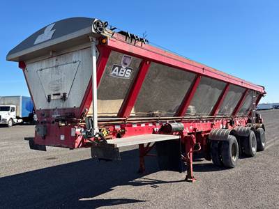 2017 ABS 38 ft Tri axle Live Bottom Belt Trailer