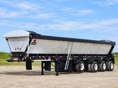 2013 ABS 48ft Quad Axle Live Bottom Belt Trailer
