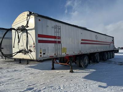 2011 Trout River Aluminum Shuttle Floor Belt Trailer 48 ft long / Live Bottom / Walking floor / Grain Trailer / 6 Axles 88 Cu Yard