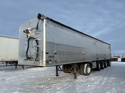 2012 Trout River Aluminum Shuttle Floor Belt Trailer 48 ft long / Live Bottom / Walking floor / Grain Trailer / 5 Axles 104 Cu Yard