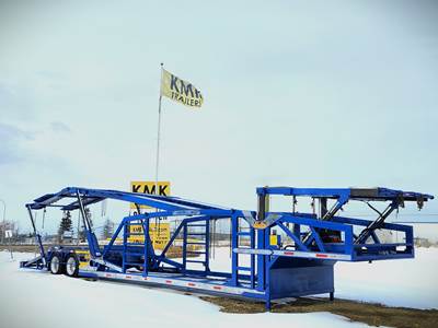 2014 Cottrell EZ-5307XL Car Carrier Trailer 8-9 Car Hauler / Self-contained