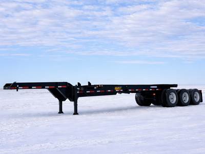 2006 Hyundai Container Chassis / 20 ft container pins