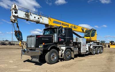2012 Western Star 4900 10x6 Twin-Steer Sleeper Boom Truck with Manitex 4596T 45 ton Straight Boom