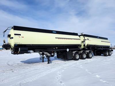 2010 Advance 64,300 Liter 17,000 Gallon Super B Crude Oil Tank Trailer TC 407 / Scully and Finch System