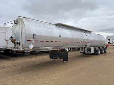 2013 Advance 46,000 Liter / 12,150 Gallon / Tri axle Crude Oil Aluminum 2 Compartment Tank Trailer / TC 407 - DOT 407 ( Insulated )