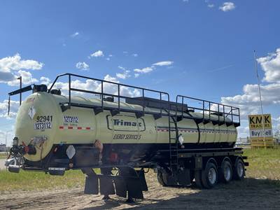 2012 Heil 10,000 Gallon / 38,000 Liter Tri axle Crude Oil Aluminum Tank Trailer / 2 Compartments / TC - DOT 407