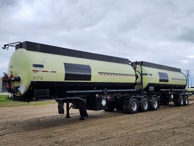 2006 Tremcar 64,000 Liter / 16,900 Gallon Super-B Train Crude Oil Tanker Trailer TC / DOT 407