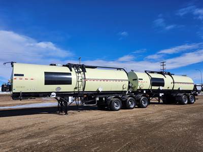 2004 Advance 51,400 Liter / 13,209 Gallon Super B-Train TC / DOT 406 Code Tank Trailer / Scully System