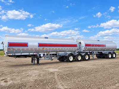 1994 Advance Super B-Train 62,500 Liter 16,500 Gallon Fuel Aluminum Tanker Trailer TC / DOT 306