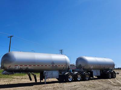 1982 Mississippi Super B train Industrial Gas Tank Trailer / 265 PSI / LPG/NH3