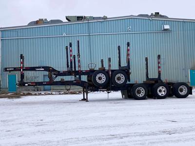 2012 Doepker 61 Ft Super B Train Log Trailer / 8' 6" Bunks