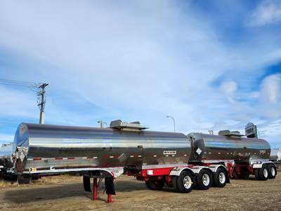2014 Polar Non Code Super B Tank Trailer 26,120 Litter (6,900) Gallon / Stainless Steel / Insulated / Sulphur