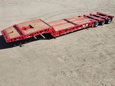 2009 Aspen 65 Ton, 24 Wheels, Scissorneck / Folding Neck Trailer / Tri Axle / (50 to 55 ft) Long, 10' 6" Wide