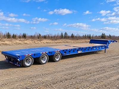 2007 Aspen 48 Ton Scissorneck / Folding Neck Tri axle Trailer 51' Long and 9' 6" Wide