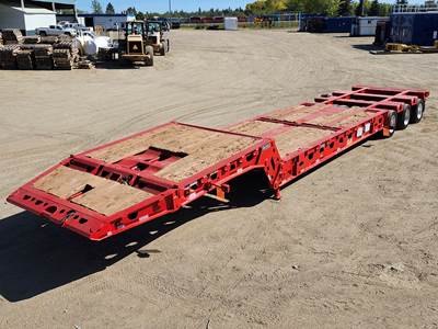 2009 Aspen 74 Ton, 24 Wheels, Scissorneck / Folding Neck Trailer / Tri axle (50 to 55 ft) Long, 10' 6" Wide