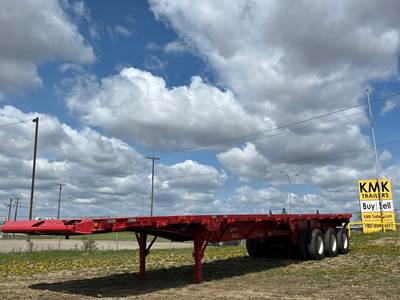 2015 Manac 48ft Flatbed Oil Field Trailer