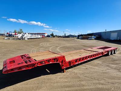 2002 Peerless 77 Ton, 24 Wheels, Scissorneck / Folding Neck Trailer / Tri Axle / (60 to 64 ft) Long, 10' 6" Wide