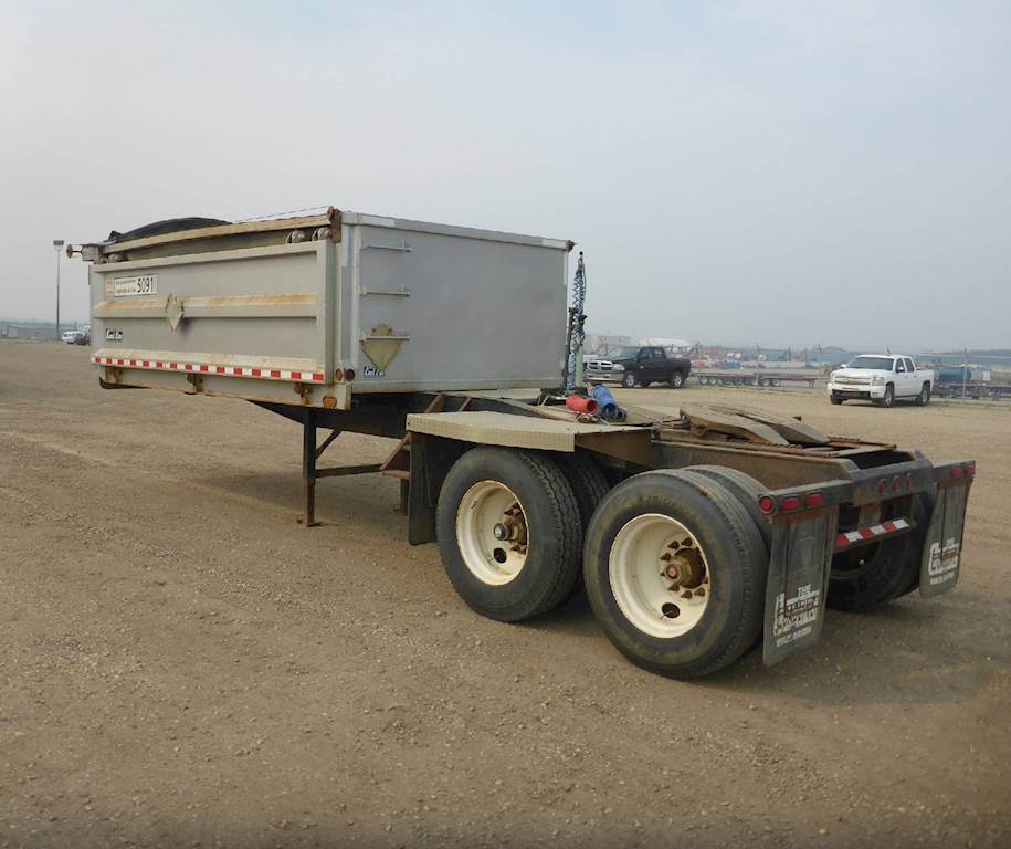 2011 LoadLine 28ft Side Dump Trailer For Sale Edmonton, AB KMK Trailers