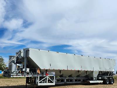 2011 Appco FS-40 Storage Pig Trailer / sand mobile storage / dry bulk with conveyor belt system
