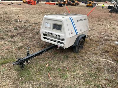 I/R Portable Air Compressor, Deutz, 2 Cyl, Diesel, Single Axle, Trailer, Pintle