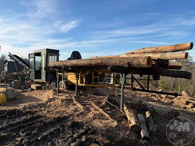 Firewood Processor, JD 4024TF Engine, Self Feeder, 6 Way Splitter, Cab