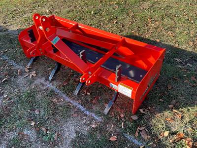 Land Pride 5' Box Blade, SN: 1865199, 3 PT. Hitch, 4 Ripper Shanks