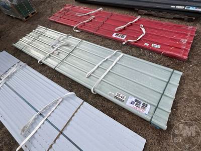 QTY Of (30) 12'LX3'W 0.8MM Thick Polycarbonate ROOf Panels