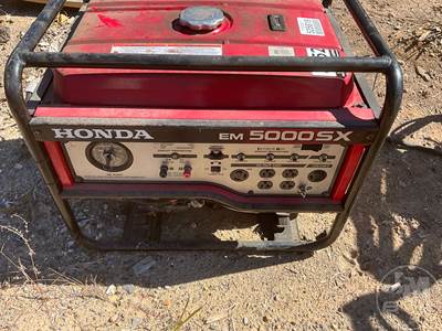 Honda EM5000EX Generator, Coleman 6500H Generator, & All-Power 3000 PSI Pressure